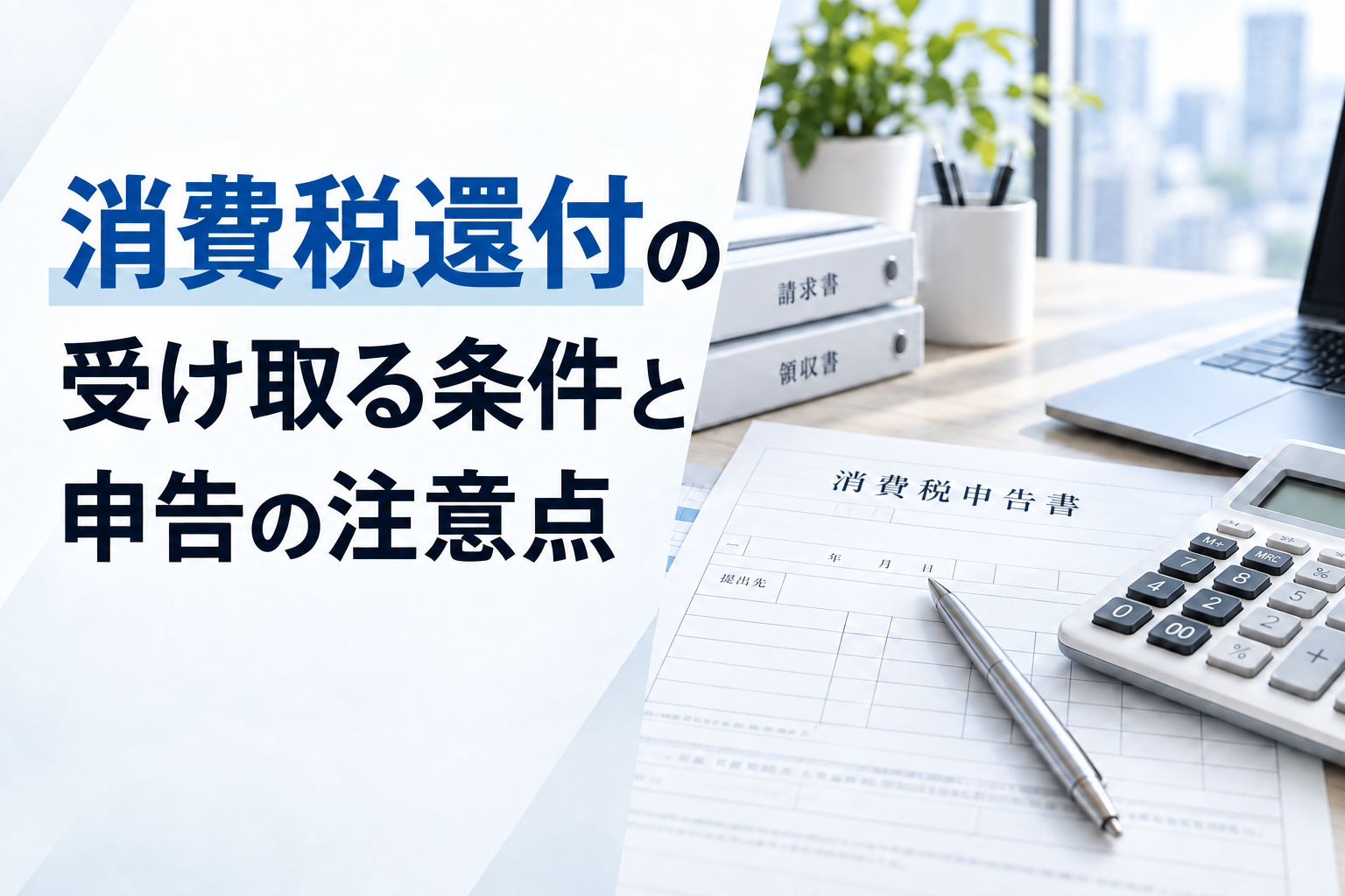 消費税の還付とは？受け取れるケース・条件・申告の注意点を税理士が解説